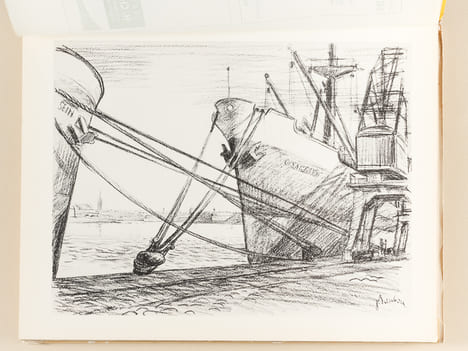 Bordeaux. Porte ouverte sur le monde. Dessins de Charazac, Jean Sauboa, Théron, G. Libet et Dominique Piéchaud. [ Ouvrage présenté spécialement pour ...