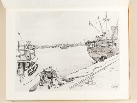 Bordeaux. Porte ouverte sur le monde. Dessins de Charazac, Jean Sauboa, Théron, G. Libet et Dominique Piéchaud. [ Ouvrage présenté spécialement pour ...