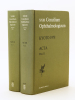 XXIII Concilium Ophtalmologicum. Kyoto 1978. Acta (2 Parts - Complete Set) [ International Congress of Ophtalmology, 23d, Kyoto ]. Collectif ; ...