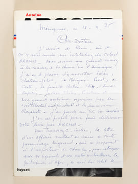 La décadence, l'imposture et la tragédie [ Livre dédicacé par l'auteur ] On joint une intéressante lettre d'un ami du dédicataire : "Mérignac, ce ...