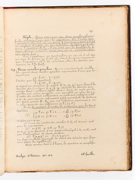 Cours d'Analyse. Ecole Polytechnique. 2e Division 1912-1913 [ Edition originale ] . HADAMARD, Jacques