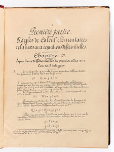 Cours d'Analyse. Ecole Polytechnique. 1e Division 1913-1914 [ Edition originale ] 