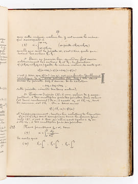 Cours d'Analyse. Ecole Polytechnique. 1e Division 1913-1914 [ Edition originale ] . HADAMARD, Jacques