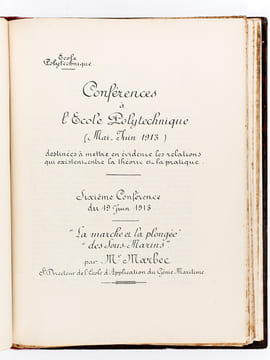 Cours d'Art Militaire. Ecole Polytechnique Instruction Militaire. Année 1913-1914 : Génie. Travaux de Campagne. 2 Conférences. Août 1913 [ Capitaine ...