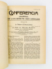 Conferencia - Journal de l'Université des Annales , Conférences Littéraires ( Quatorzième Année, Année 1920 complète, reliée en 2 vol.). Journal de ...