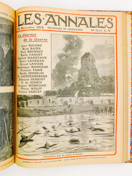 Les Annales politiques et littéraires , Revue Universelle paraissant le Dimanche - 1914 2e Semestre ( 25 numéros, du N° 1619 du 5 juillet 1914 au N° ...