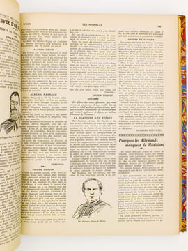 Les Annales politiques et littéraires , Revue Universelle paraissant le Dimanche - 1914 2e Semestre ( 25 numéros, du N° 1619 du 5 juillet 1914 au N° ...
