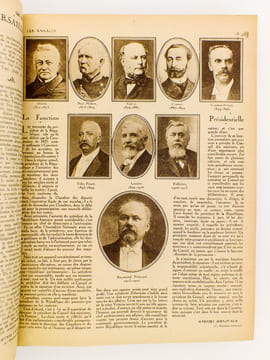 Les Annales politiques et littéraires , Revue Universelle paraissant le Dimanche - 1920 , 1er , 2e et 3e Semestres ( reliés en 2 vol., du N° 1906 du 4 ...