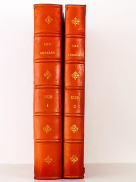 Les Annales politiques et littéraires , Revue Universelle paraissant le Dimanche - 1920 , 1er , 2e et 3e Semestres ( reliés en 2 vol., du N° 1906 du 4 ...