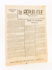 La République. Organe du Parti Socialiste (Région d'Auvergne) N° 1 - Février 1944 [ Edition originale ]. Collectif ; Parti Socialiste