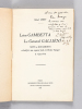 Léon Gambetta - Le Général Galliéni. Note et documents relatifs à un exposé fait à l'Ecole Turgot le 7 juin 1916 [ Edition originale - Livre dédicacé ...