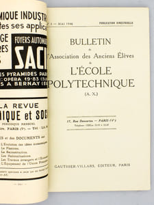 Bulletin de l'Association des Anciens élèves de l'école Polytechnique (A. X.) , N° 3 , Mai 1946 (numéro du Sesquicentenaire de l'école)