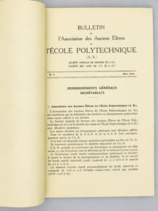 Bulletin de l'Association des Anciens élèves de l'école Polytechnique (A. X.) , N° 3 , Mai 1946 (numéro du Sesquicentenaire de l'école)