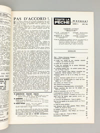 Toute la pêche , Année 1963 complète ( lot de 12 numéros, du n° 8 de janvier au n° 19 de décembre ) - Tout ce qui concerne la pêche, les pêcheurs et les poissons, en France et dans le monde.