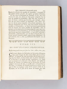 Les Instituts de Justinien, conférés avec le Droit François, divisés en quatre Livres [ Les Institutes de Justinien, conférés avec le Droit Français ]