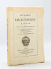 Catalogue de la Bibliothèque de feu M. Benzon, dont la vente aura lieu le Mercredi 21 avril 1875. Catalogue des Livres Rares et Précieux, Manuscrits ...