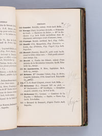 [ Recueil de 15 catalogues de vente d'Estampes anciennes, par Vignères marchand et Maurice Delestre, commissaire-priseur, 1877 - 1878 ] I : 24, 25 et 26 mai 1877. Flamen Vues diverses, Ecole du XVIIIe siècle ; II : 3 et 4 décembre 1877 : Dessins anciens, estampes, Ecole du XVIIIe siècle ; III : 13 et 14 février 1878. Estampes sur l'architecture, ornements ; IV :25, 26, 27 février 1878. Portraits pour illustrations. Oeuvres de Ficquet, Gaucher, Grateloup, Savart, Saint-Aubin ; V : 27 avril 1878. Portraits par Audran, Daullé, Edelinck, Nanteuil, etc. ; VI : 10 et 11 mai 1878 : Ecole du XVIIIe siècle ;  VII : 31 mai 1878 : Ecole du XVIIIe siècle ;  VIII : 18 et 19 juin 1878 : Portraits la plupart avant la lettre ; IX : 10 octobre 1878 : Vues et plans de Paris et Autres ; X : 17 et 18 octobre 1878. Estampes. Lithographies et photographies  ; XI : 24, 25 ,26 octobre 1878. Ecole du XVIIIe ; XII : 30 octobre 1878. Très belles épreuves ; XIII : 18 et 19 novembre 1878. ; XIV : 25 et 26 novembre 1878. Estampes. Architecture ; XV : 15 décembre 1878