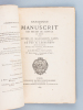 Catalogue du Manuscrit des Heures de Saint-Lô de Rouen et de Livres et Manuscrits Rares, le manuscrit des heures de Saint-Lô provenant de feu M. ...