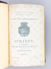 [ Recueil de Catalogue d'Estampes ] Catalogue des Objets ayant appartenu à la Reine Marie-Antoinette et à la Famille Royale de France composant la ...