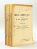 Bibliothèque de Feu M. Ch. Chadenat, ancien libraire (17 Parties - Complet) [ Edition originale ]. Collectif