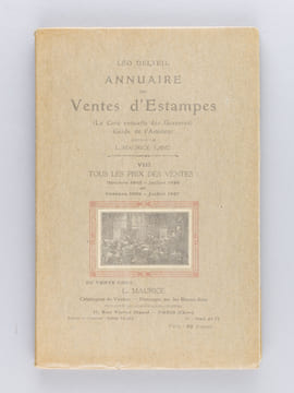Annuaire des Ventes d'Estampes. Guide de l'Amateur. La Cote annuelle des Gravures [ 9 Premières Années, d'octobre 1911 à Juillet 1929 : COMPLET ] ...