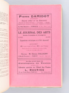 Annuaire des Ventes d'Estampes. Guide de l'Amateur. La Cote annuelle des Gravures [ 9 Premières Années, d'octobre 1911 à Juillet 1929 : COMPLET ] ...