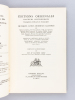 Bibliothèque de Feu Me Maurice Crick, Administrateur de la Société des Bibliophiles et Iconophiles de Belgique. Editions originales d'auteurs ...