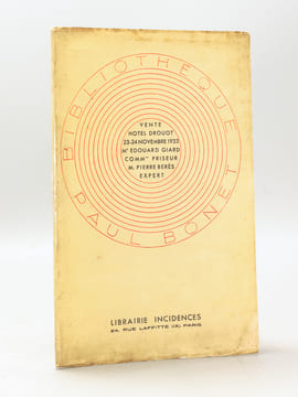 Très Beaux Livres Modernes, Importantes reliures Mosaïquées composant la Bibliothèque de M. Paul Bonet, Relieur. Vente à Paris, Hôtel Drouot, Jeudi 23 ...