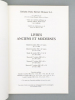 Livres anciens et modernes , provenant des collections de Madame la Baronne E. de Rothschild, de Monsieur P., de Madame Turpin, de l'ancienne ...