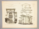 Monographies de Bâtiments Modernes -  Villa Durango au Cannet à Cannes (Alpes Maritimes), Mr. J. Warnery, Architecte. DUCHER FILS (édit.) ; RAGUENET, ...