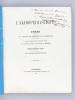 De l'Akidopeirastique. Thèse présentée à la Faculté de Médecine de Strasbourg, soutenue le 17 janvier 1866 [ Edition originale - Livre dédicacé par ...
