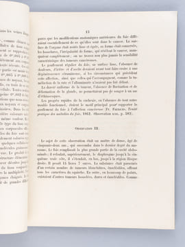 Quelques considérations sur le cancer mélanique du Foie. Thèse présentée à la Faculté de Médecine de Strasbourg, soutenue le 28 décembre 1866 [ ...