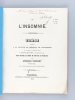 De l'Insomnie. Thèse présentée à la Faculté de Médecine de Strasbourg, soutenue le 9 janvier 1869 [ Edition originale - Livre dédicacé par l'auteur ]. ...