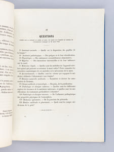 De la Bronchite généralisée suffocante. Thèse présentée à la Faculté de Médecine de Strasbourg, soutenue le 8 janvier 1869 [ Edition originale - Livre dédicacé par l'auteur ]