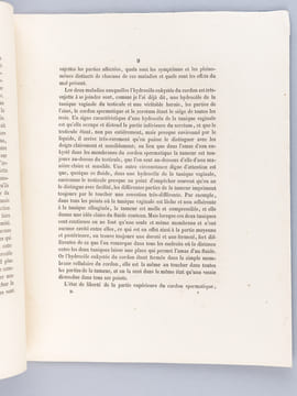 De l'Hydrocèle enkystée du Cordon spermatique. Thèse présentée à la Faculté de Médecine de Strasbourg, soutenue le 9 janvier 1866 [ Edition originale ...