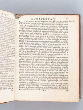 Le Négoce d'Amsterdam, ou Traité de sa Banque, de ses Changes, des Compagnies Orientales & Occidentales, des Marchandises qu'on tire de cette Ville, & ...