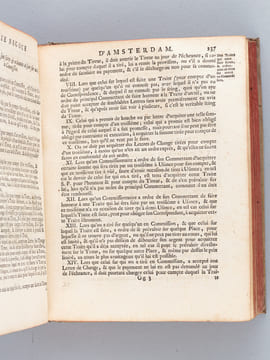 Le Négoce d'Amsterdam, ou Traité de sa Banque, de ses Changes, des Compagnies Orientales & Occidentales, des Marchandises qu'on tire de cette Ville, & ...