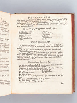 Le Négoce d'Amsterdam, ou Traité de sa Banque, de ses Changes, des Compagnies Orientales & Occidentales, des Marchandises qu'on tire de cette Ville, & ...