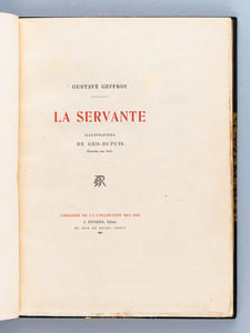 La Servante [ Edition originale ]