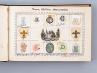 Armes, Chiffres et Monogrammes [ Collection Personnelle de plus de 370 Monogrammes, Armes ou Chiffres originaux ]