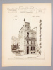 Monographies de Bâtiments Modernes - Hôtel Rue Juliette Lamber N° 7 à Paris. DUCHER (édit.) ; RAGUENET, A. (dir.) ; M. EVRARD (Architecte)