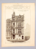 Monographies de Bâtiments Modernes - Hôtel Rue Juliette Lamber N° 12, Paris, Mr. Pradier Architecte. DUCHER (édit.) ; RAGUENET, A. (dir.) ; M. PRADIER ...