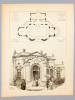 Monographies de Bâtiments Modernes - Exposition Universelle de 1900 , Pavillon de la Chambre de Commerce de Paris , Quai d'Orsay - Champ de Mars. ...