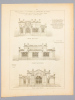 Monographies de Bâtiments Modernes - Exposition Universelle de 1900 , Pavillon de la Chambre de Commerce de Paris , Quai d'Orsay - Champ de Mars. ...