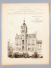 Monographies de Bâtiments Modernes - Hôtel-de-Ville de Loos (Nord), Mr. L. Cordonnier Architecte. DUCHER (édit.) ; RAGUENET, A. (dir.) ; CORDONNIER, ...