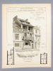 Monographies de Bâtiments Modernes -  Hôtel Particulier à La Baule (Loire Infér.), Mr. J. L. Deperthe Architecte. DUCHER (édit.) ; RAGUENET, A. (dir.) ...