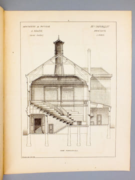 Monographies de Bâtiments Modernes - Amphithéâtre de Physique à Rouen (Seine-Maritime), M. L. Sauvageot Architecte à Paris. DUCHER (édit.) ; RAGUENET, ...