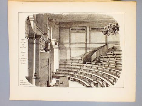 Monographies de Bâtiments Modernes - Amphithéâtre de Physique à Rouen (Seine-Maritime), M. L. Sauvageot Architecte à Paris. DUCHER (édit.) ; RAGUENET, ...