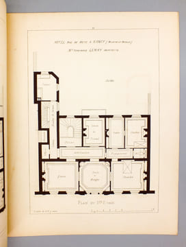 Monographies de Bâtiments Modernes - Hôtel rue de Metz à Nancy (Meutrhe-et-Moselle), Mr. Ferdinand Genay Architecte.. DUCHER (édit.) ; RAGUENET, A. ...