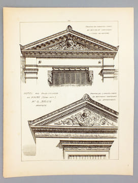 Monographies de Bâtiments Modernes - Hôtel rue Jules-Lecesne au Havre (Seine-Infér.), Mr. G. Brien Architecte. DUCHER (édit.) ; RAGUENET, A. (dir.) ; ...